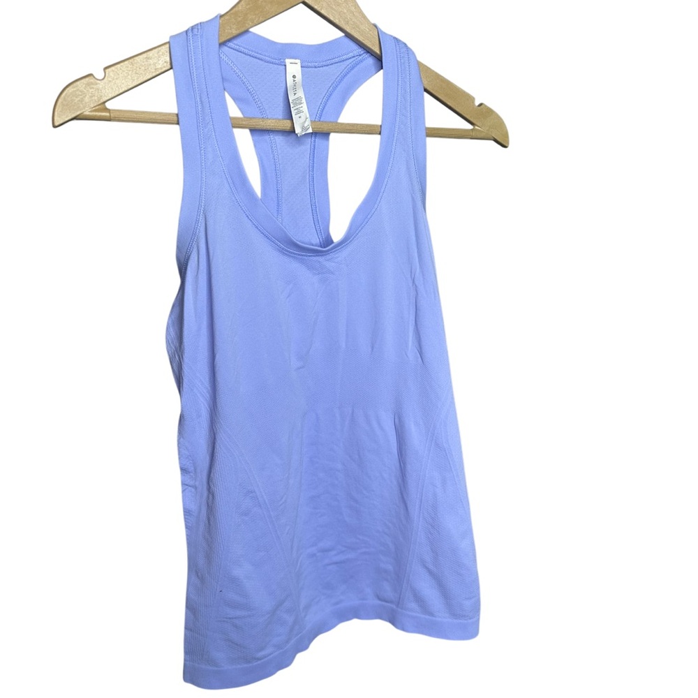 Athleta Momentum Racerback Tank Top | Lavender Purple | Athletic Workout | M - Picture 3 of 5